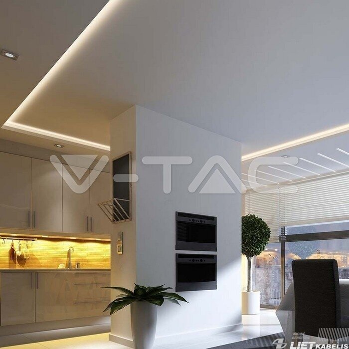 LED juosta 4,2W/m, 3000K, 60LED/m, IP20, V-TAC 2 LED juosta 4,2W/m, 3000K, 60LED/m, IP20, V-TAC 2