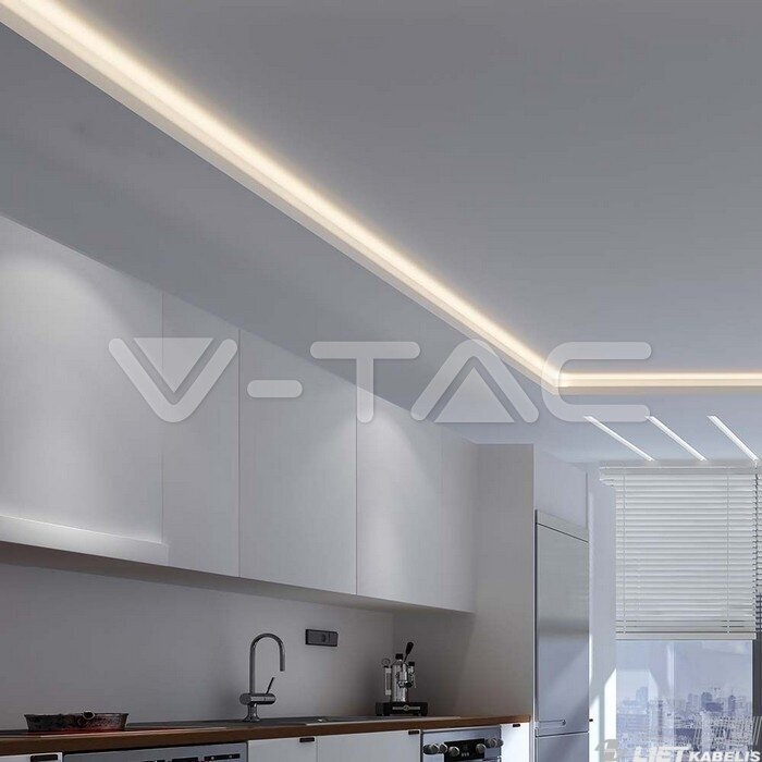 LED juosta 4,2W/m, 3000K, 60LED/m, IP20, V-TAC 3 LED juosta 4,2W/m, 3000K, 60LED/m, IP20, V-TAC 3