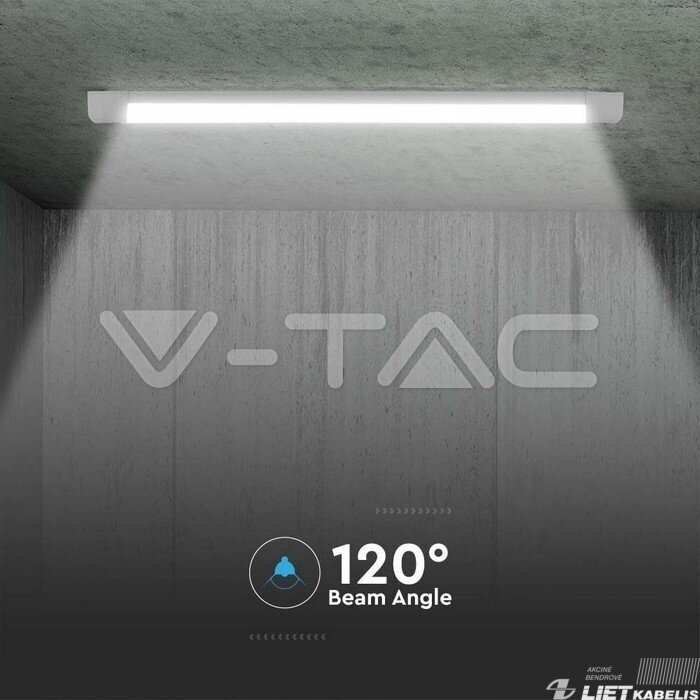 LED šviestuvas 40W,  4000K, 4800Lm, 120cm, IP20, V-TAC 2