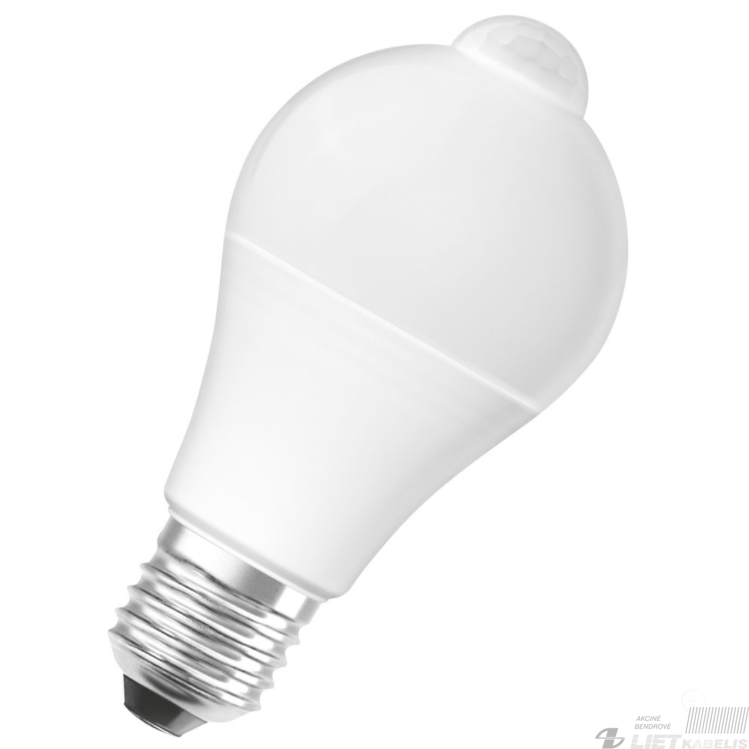 LED lempa 12W, E27, 4000K, 960lm, su judesio davikliu, Energy Light LED lempa 12W, E27, 4000K, 960lm, su judesio davikliu, Energy Light