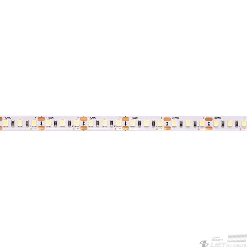 LED juosta 12V 9.6W/m nehermetiška IP20 neutraliai balta 4000K 115lm/W PLUS AKTO
