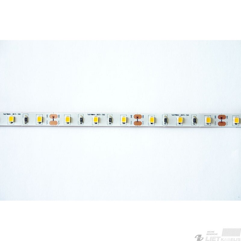 LED juosta 24V 14.4W/m nehermetiška IP20 šaltai balta 6500K 115lm/W PLUS AKTO 1 LED juosta 24V 14.4W/m nehermetiška IP20 šaltai balta 6500K 115lm/W PLUS AKTO 1