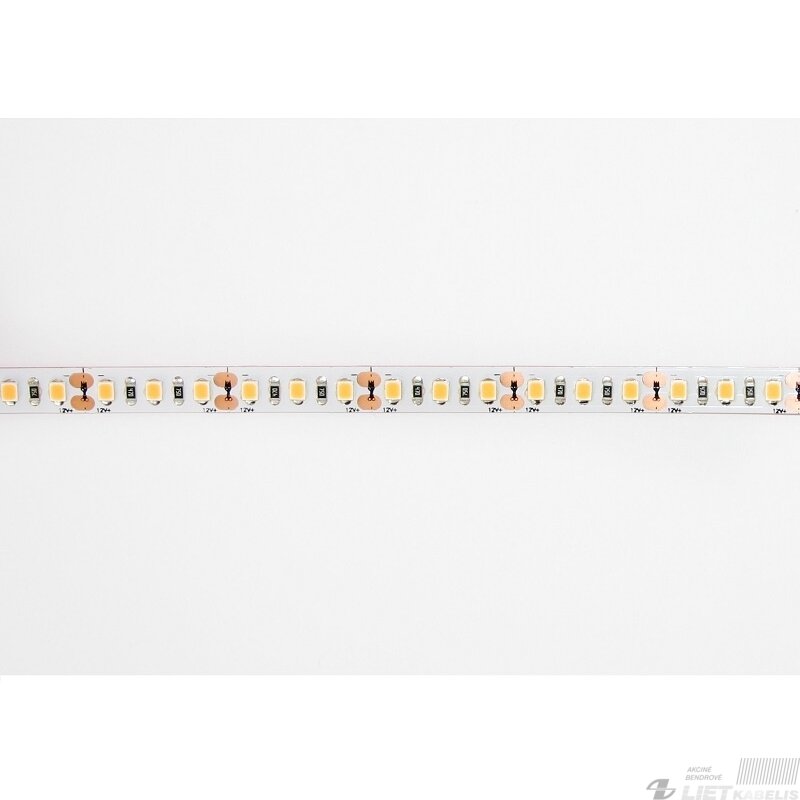 LED juosta 24V 20W/m nehermetiška IP20 šaltai balta 6500K 115lm/W PLUS AKTO 1
