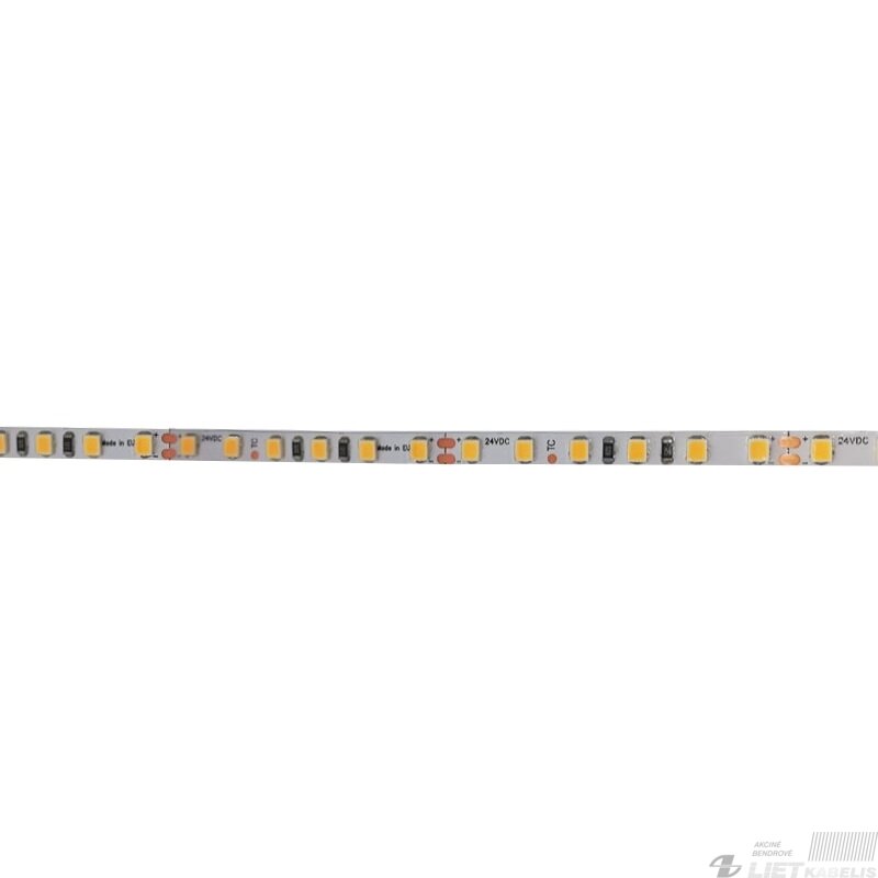 LED juosta 24V 9.6W/m, 5mm pločio, nehermetiška IP20 šaltai balta 6500K 115lm/W PLUS AKTO 1 LED juosta 24V 9.6W/m, 5mm pločio, nehermetiška IP20 šaltai balta 6500K 115lm/W PLUS AKTO 1