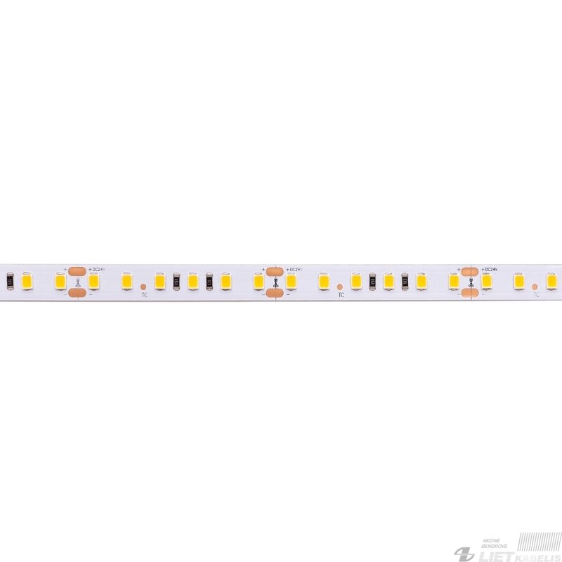 LED juosta 24V 9.6W/m nehermetiška IP20 neutraliai balta 115lm/W PLUS AKTO