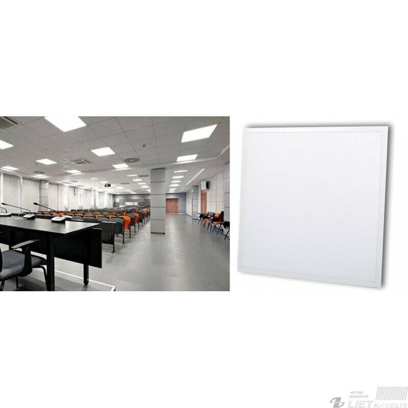LED panelė 40W, 4000K, 4800lm, 600x600mm, VISIONAL 1 LED panelė 40W, 4000K, 4800lm, 600x600mm, VISIONAL 1
