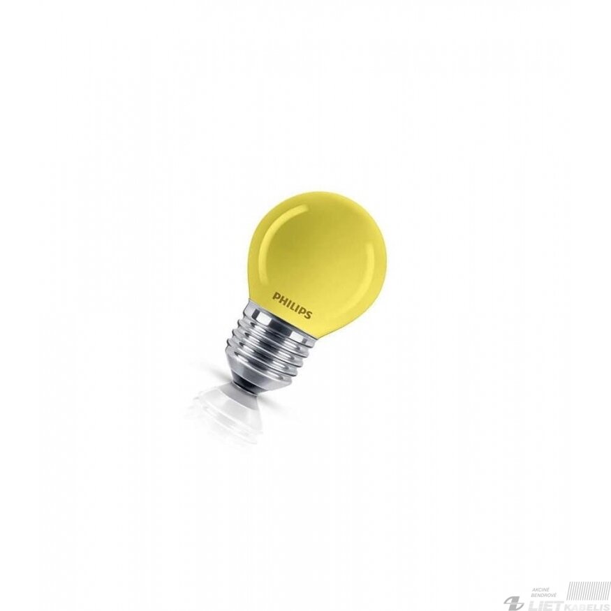 Lempa burbuliukas P45 15W E14 (geltona) Phillips Lempa burbuliukas P45 15W E14 (geltona) Phillips
