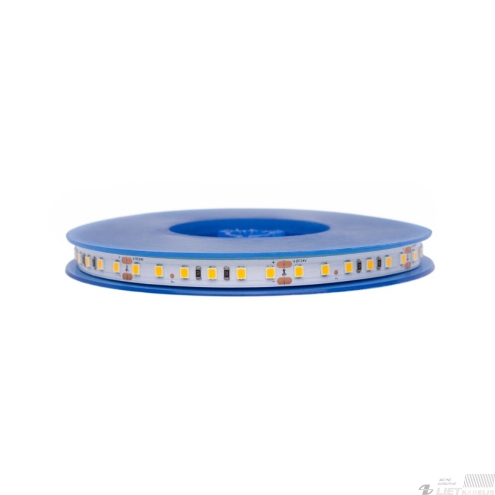LED juosta 24V 9.6W/m hermetiška IP65 neutraliai balta 4000K 921lm/m 1