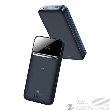 LiPo išorinis akumuliatorius (Powerbank) 10000mAh, su bevieliu QI , BASEUS LiPo išorinis akumuliatorius (Powerbank) 10000mAh, su bevieliu QI , BASEUS