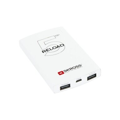 LiPo išorinis akumuliatorius Powerbank 5000mAh,12W, Skross LiPo išorinis akumuliatorius Powerbank 5000mAh,12W, Skross