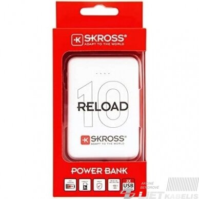 LiPo išorinis akumuliatorius Powerbank 10000mAh,12W, Skross LiPo išorinis akumuliatorius Powerbank 10000mAh,12W, Skross