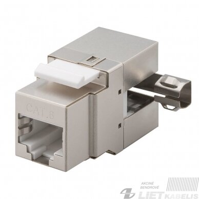 Lizdas RJ45 Cat 6 panelinis ekranuotas Lizdas RJ45 Cat 6 panelinis ekranuotas