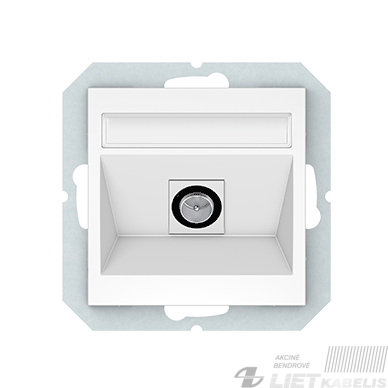 Lizdas TV 1 vietos, be rėmelio, baltas TVL01-02 QR1000, Vilma Lizdas TV 1 vietos, be rėmelio, baltas TVL01-02 QR1000, Vilma