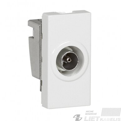 Lizdas TV galinis į grindis, Mosaic-45 potinkinis, baltas, legrand Lizdas TV galinis į grindis, Mosaic-45 potinkinis, baltas, legrand