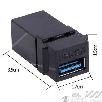 Lizdas USB-01.J modulis Keystone, Liregus 1 Lizdas USB-01.J modulis Keystone, Liregus 1