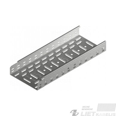 Instaliacinis kanalas metalinis, perforuotas KGL100H42-60/3, klik, Baks Instaliacinis kanalas metalinis, perforuotas KGL100H42-60/3, klik, Baks