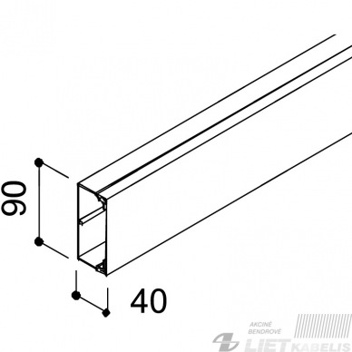 Lovelis WDK 40x90mm RW, OBO 1 Lovelis WDK 40x90mm RW, OBO 1