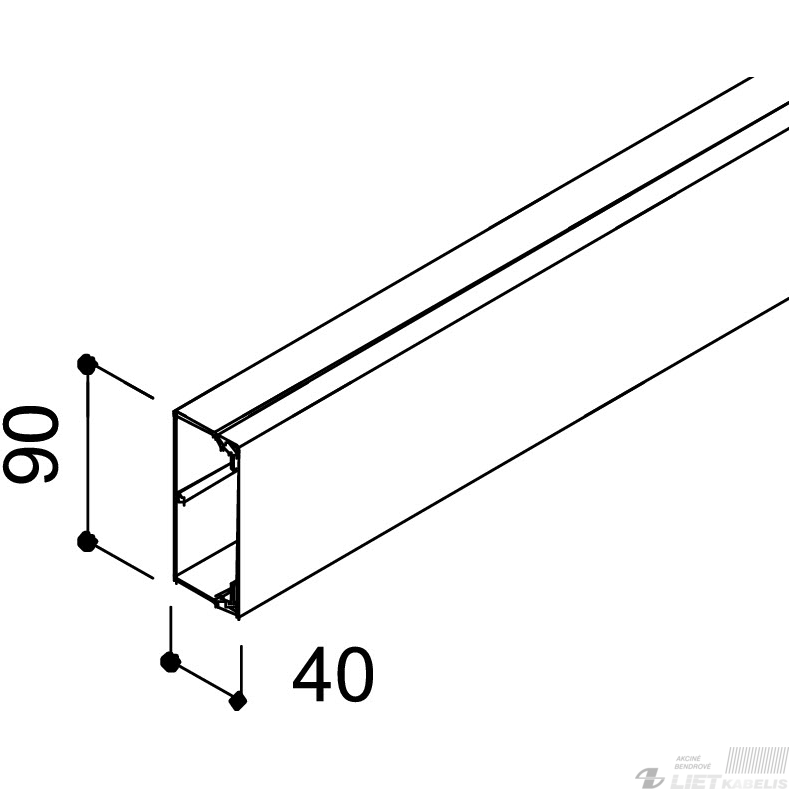 Lovelis WDK 40x90mm RW, OBO 1 Lovelis WDK 40x90mm RW, OBO 1