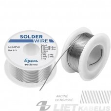 Lydmetalis Sn60Pb40, 3mm, flux 2.2%, 50g, Solder Wire
