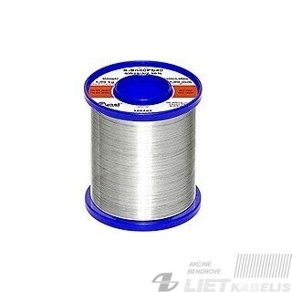 Lydmetalis Sn60/Pb40 1.0mm 250g su fliusu STANNOL Lydmetalis Sn60/Pb40 1.0mm 250g su fliusu STANNOL