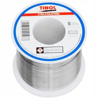 Lydmetalis 1mm 100g Sn60Pb40 flux, Tinol