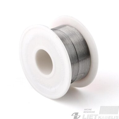 Lydmetalis SN60Pb40 100g 1,5mm su kanifolija 100g, Solder Wire Lydmetalis SN60Pb40 100g 1,5mm su kanifolija 100g, Solder Wire