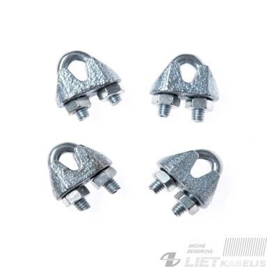 Lyno suspaudiklis 8.0mm (U formos)