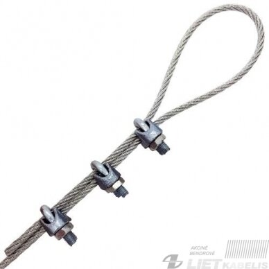 Lyno suspaudiklis 13.0mm (U formos) 1