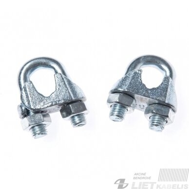 Lyno suspaudiklis 19.0mm (U formos) Lyno suspaudiklis 19.0mm (U formos)