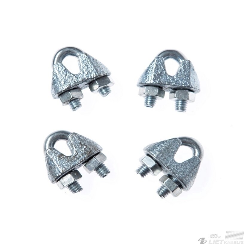 Lyno suspaudiklis 5.0mm (U formos) Lyno suspaudiklis 5.0mm (U formos)