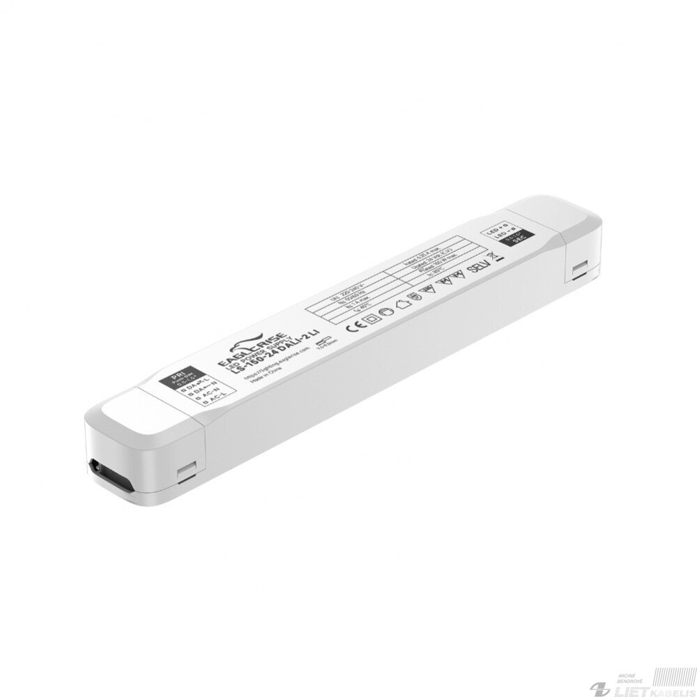 Maitinimo šaltinis LS-150-24 DALI-2, 150W, 24V, dimeriuojamas, IP20, Eaglerise Maitinimo šaltinis LS-150-24 DALI-2, 150W, 24V, dimeriuojamas, IP20, Eaglerise