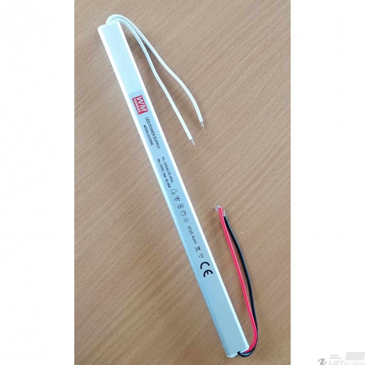 Maitinimo šaltinis SLIM 48W, 12V DC, IP20, WM POWER 1 Maitinimo šaltinis SLIM 48W, 12V DC, IP20, WM POWER 1