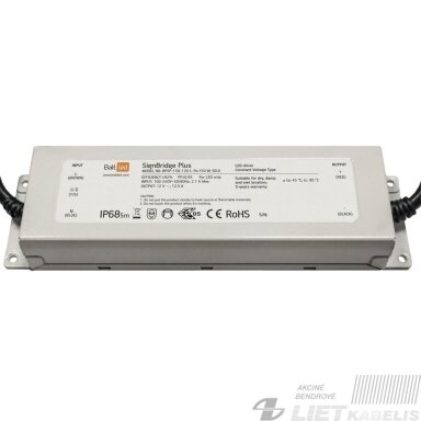 Maitinimo šaltinis LED 12V, 150W, IP68, BALTLED