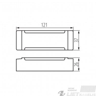Maitinimo šaltinis LED TRETO 40W, 24V, IP67, KANLUX 2 Maitinimo šaltinis LED TRETO 40W, 24V, IP67, KANLUX 2