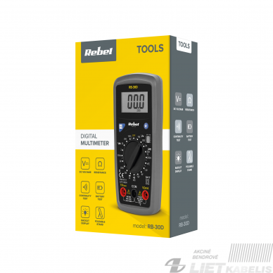 Matavimo prietaisas RB-30D REBEL TOOLS Matavimo prietaisas RB-30D REBEL TOOLS