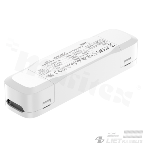 Maitinimo šaltinis LED 24V, 30W, IP20, EAGLERISE