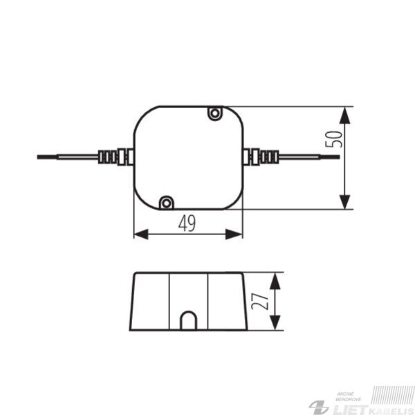 Maitinimo šaltinis LED TRETO C 15W, 24V, IP67, KANLUX 1 Maitinimo šaltinis LED TRETO C 15W, 24V, IP67, KANLUX 1