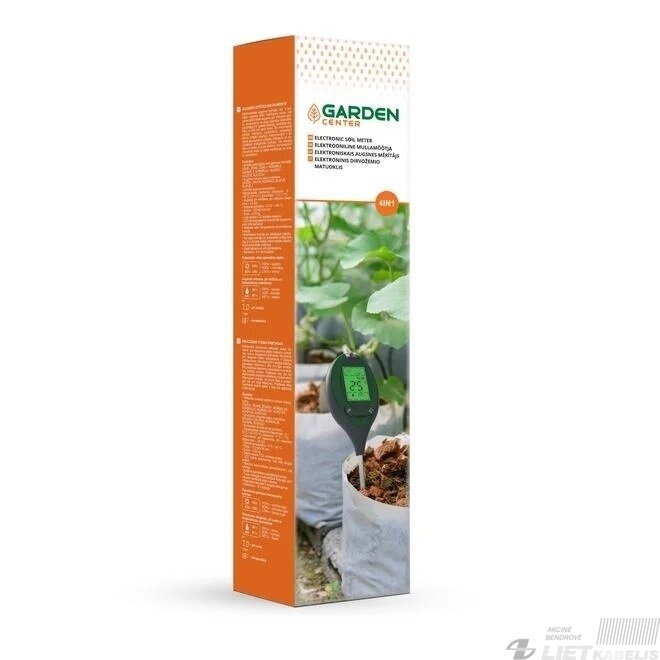 Matuoklis TRST-02 dirvos rūgštingumo ir drėgmės, Garden Center