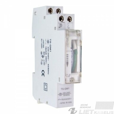 Mechaninė laiko rėlė TS-GM1 16A Schelinger Mechaninė laiko rėlė TS-GM1 16A Schelinger