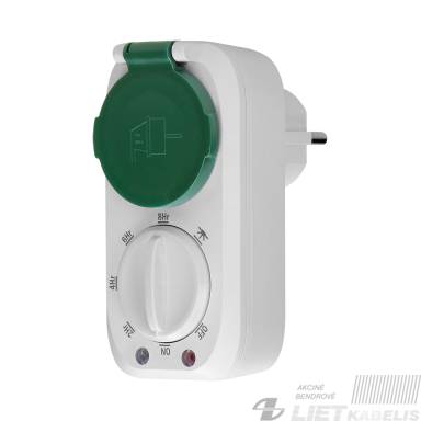 Mechaninis laikmatis su prieblandos jutikliu, OR-PRE-446, 16A/230A, IP44, Orno