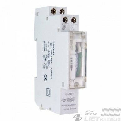 Mechaninė laiko rėlė TS-GM1 16A Schelinger Mechaninė laiko rėlė TS-GM1 16A Schelinger
