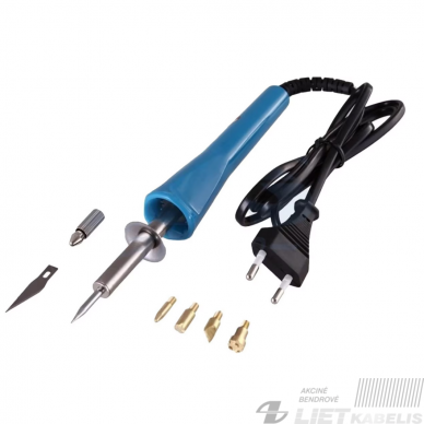 Medžio deginimo komplektas pirografijai 30W, 230V, ZD-707A, Highmax Medžio deginimo komplektas pirografijai 30W, 230V, ZD-707A, Highmax