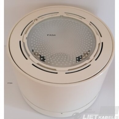 Metalo-halogeno prožektorius 150W, Rx7s, IP65, GTV 1 Metalo-halogeno prožektorius 150W, Rx7s, IP65, GTV 1