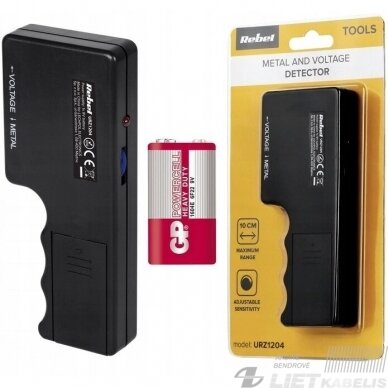 Metalo-įtampos ieškiklis URZ1204 Rebel Tools Metalo-įtampos ieškiklis URZ1204 Rebel Tools