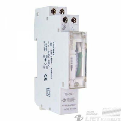 Mechaninė laiko rėlė TS-GM1 16A Schelinger Mechaninė laiko rėlė TS-GM1 16A Schelinger