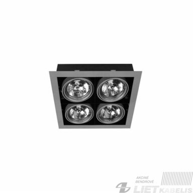 Montuojamas šviestuvas Paseo 400, 4x50W, Brilux Montuojamas šviestuvas Paseo 400, 4x50W, Brilux