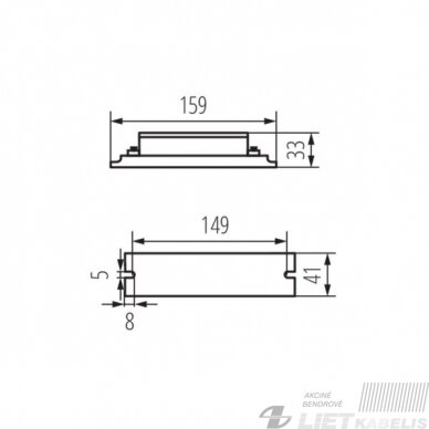 Modulis avarinis VIP ST2, 3,6V, 1,5Ah 1 Modulis avarinis VIP ST2, 3,6V, 1,5Ah 1
