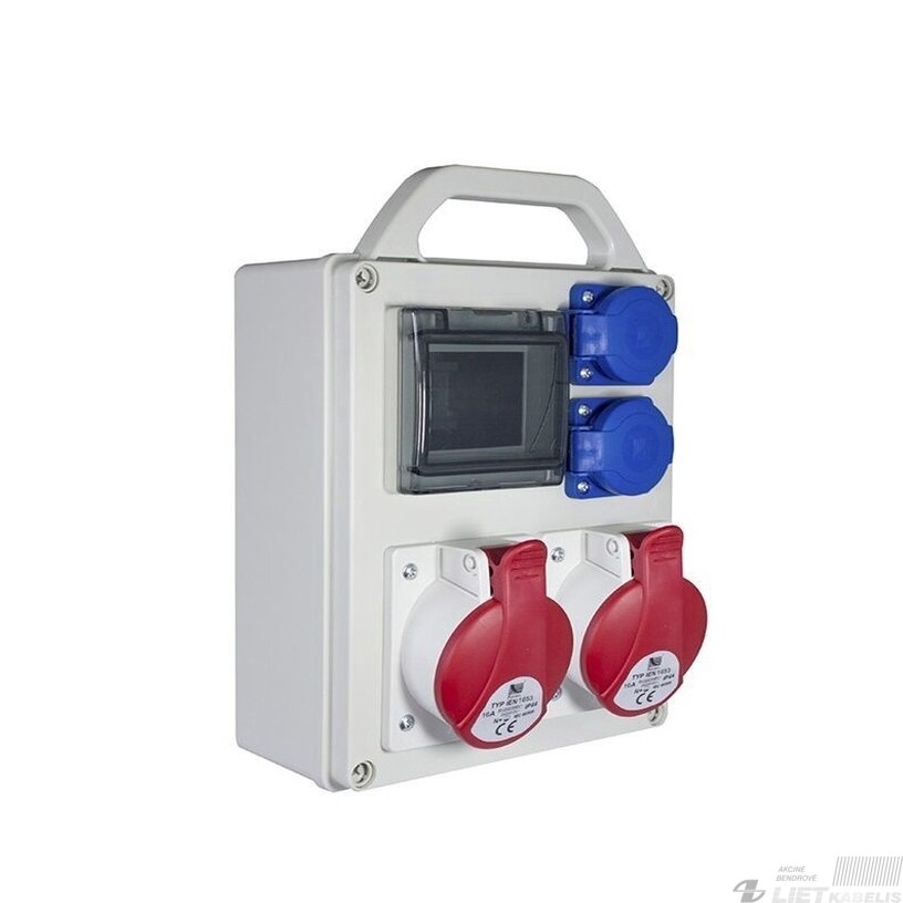 Modulinis skydelis R-BOX 240R-4S 2x16A,2x230V s/r Pawbol