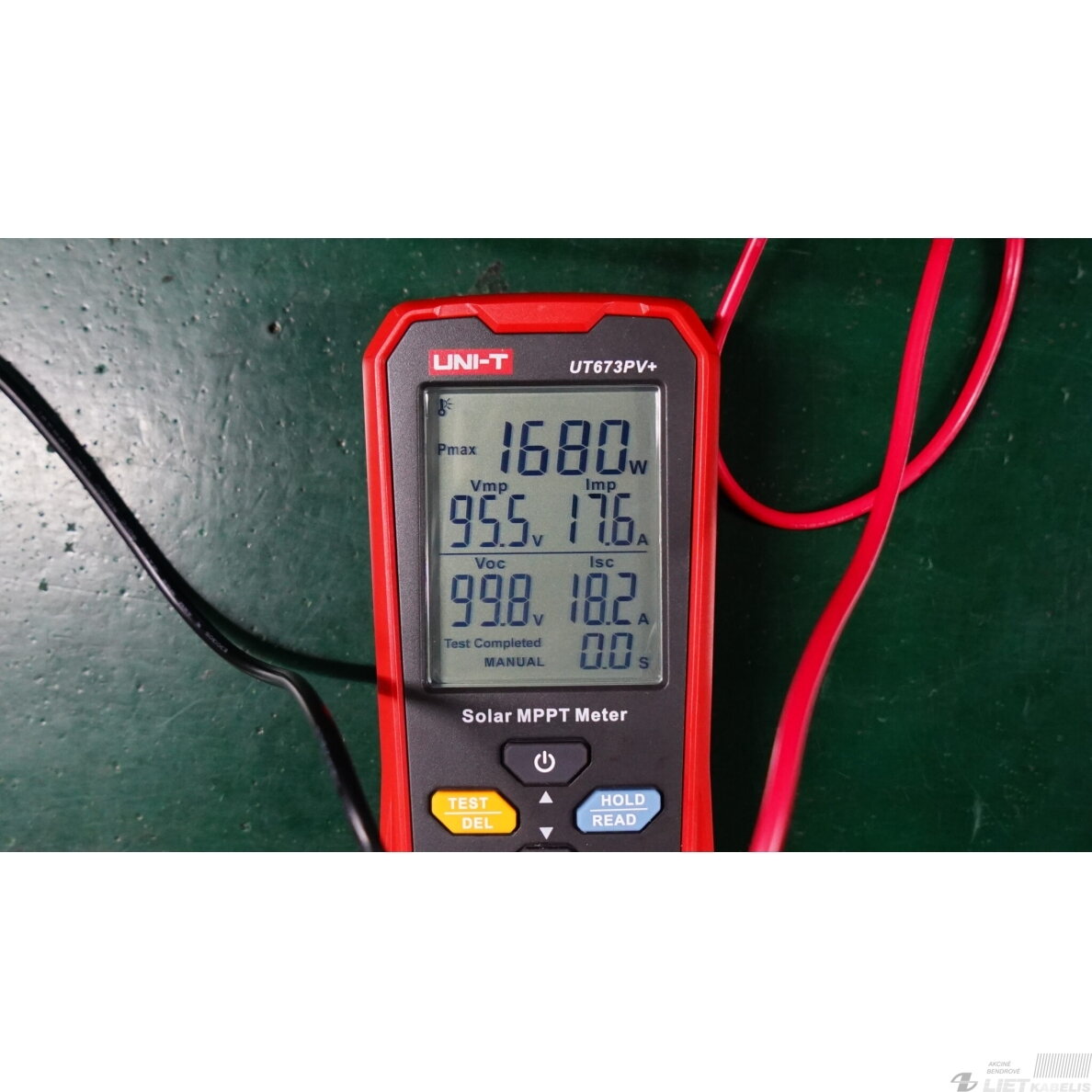 MPPT testeris, 5-1800W, 0-20A, 12-150VDC, rankinis/auto režimas, Bluetooth, UNI-T 2 MPPT testeris, 5-1800W, 0-20A, 12-150VDC, rankinis/auto režimas, Bluetooth, UNI-T 2