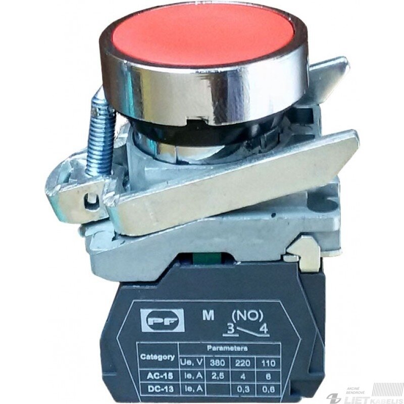 Mygtukinis jungiklis  FP PCP 1NC raudonas PF